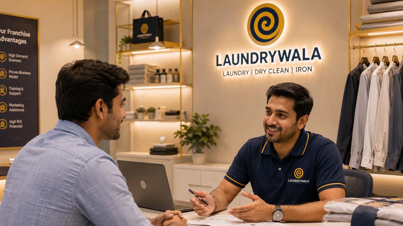 Laundrywala premium franchise store